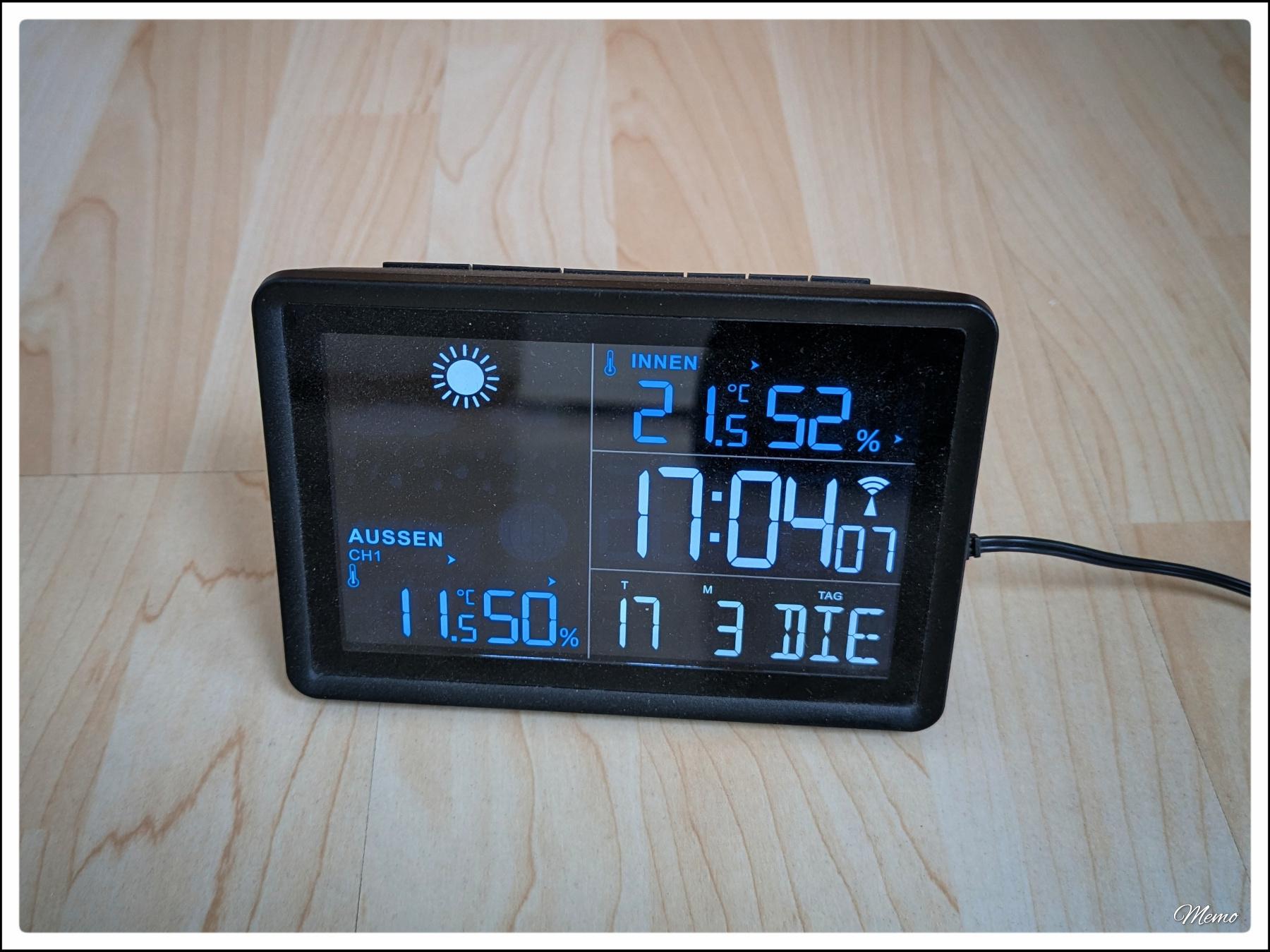 Bildbeschreibung: 
Meine kleine “Wetterstation”.